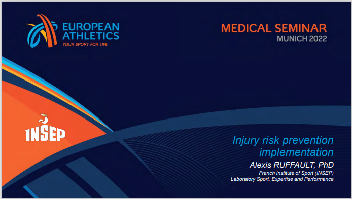 EA Medical Seminar 2022 Ruffault Injury risk prevention implementation
